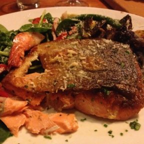 Gluten-free fish from Il Vecchio